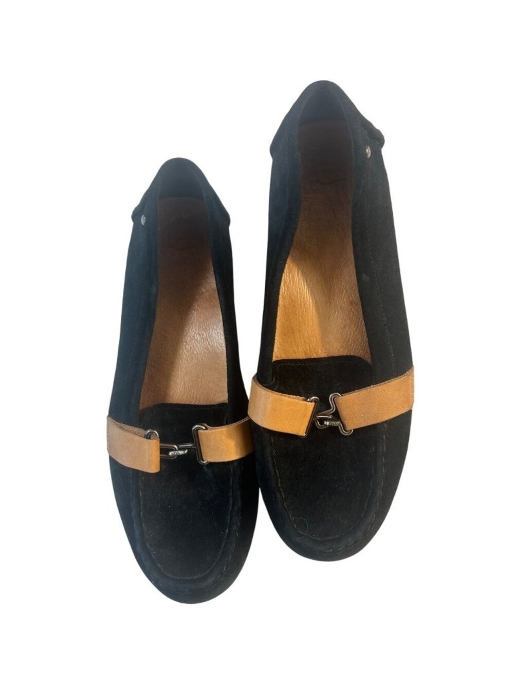 UGG AVENBLACK SUEDE DRIVING MOCCASIN SIZE 9